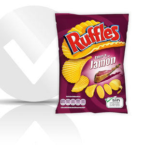 Ruffles Jamón Matutano 45g - (desde 0,46€/ud)