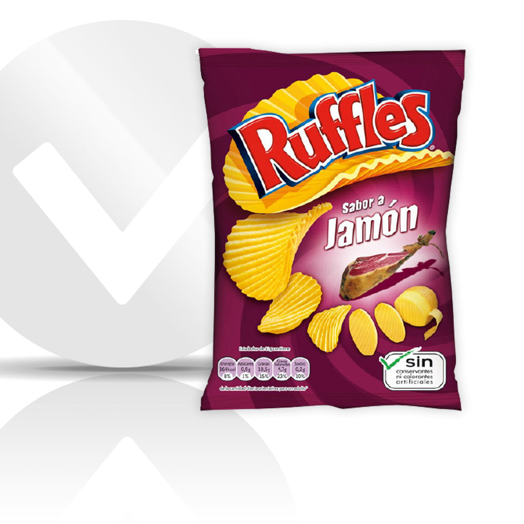 Ruffles Jamón Matutano 45g - (desde 0,46€/ud)