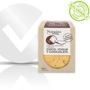 Natwins Espelta Coco y Chocolate 45g - (desde 0,62€/ud)