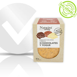 Natwins Espelta Tres Chocolates 45g - (desde 0,59€/ud)