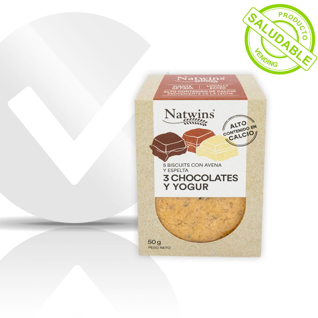 Natwins Espelta Dos Chocolates 45g - (desde 0,59€/ud)