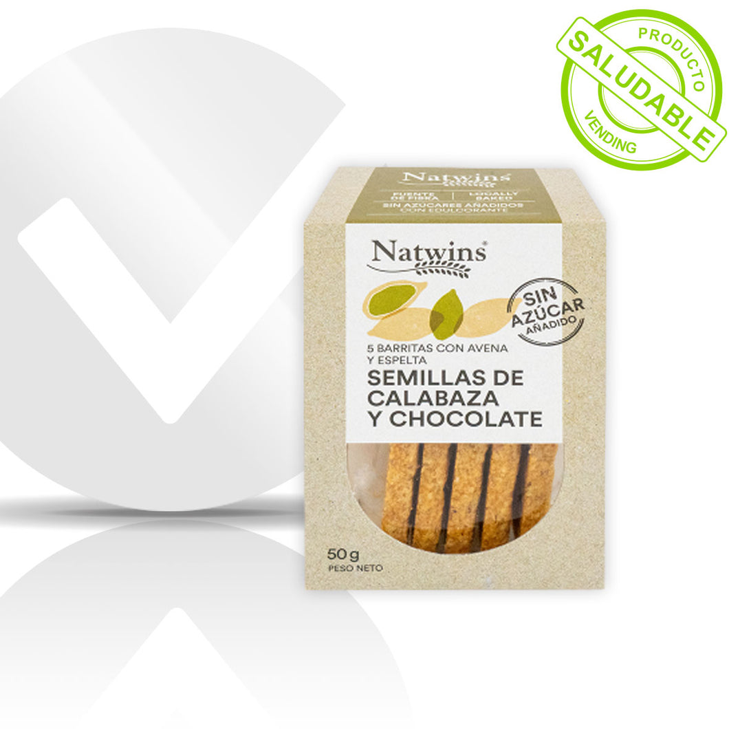 Natwins con Semillas de Calabaza 50g - (desde 0,62€/ud)