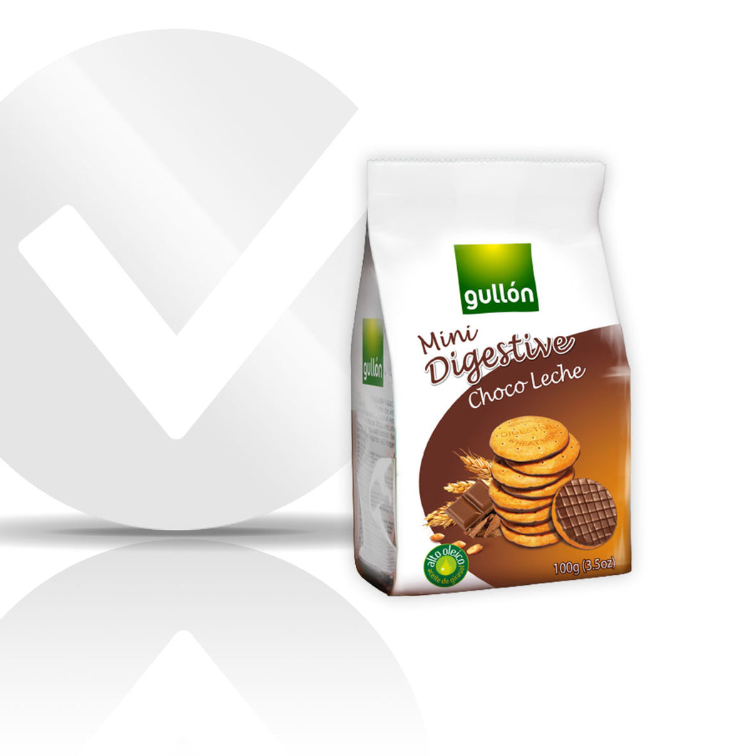 Gullón Mini Digestive Choco-Leche 100g - (desde 0,63€/ud)